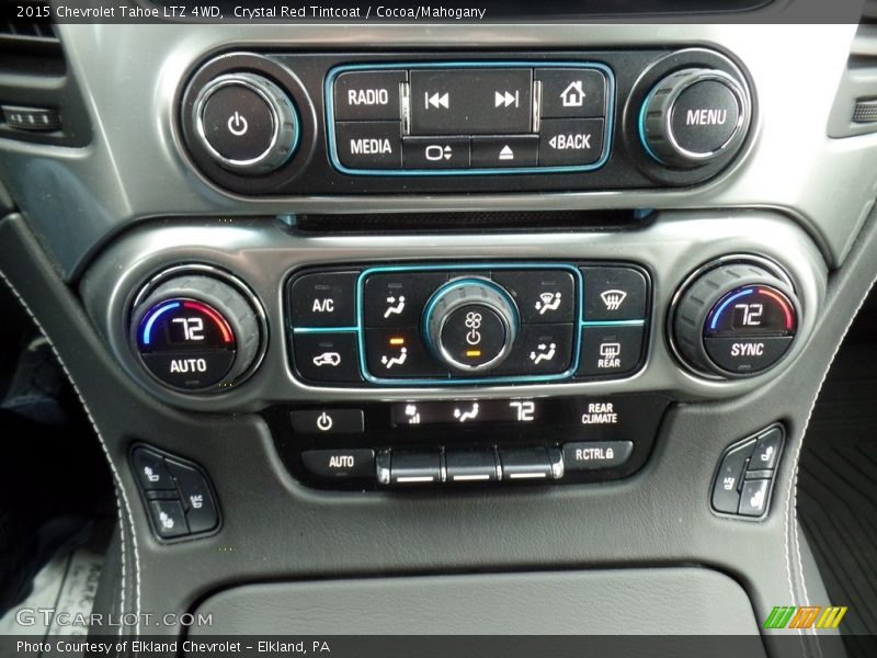 Crystal Red Tintcoat / Cocoa/Mahogany 2015 Chevrolet Tahoe LTZ 4WD