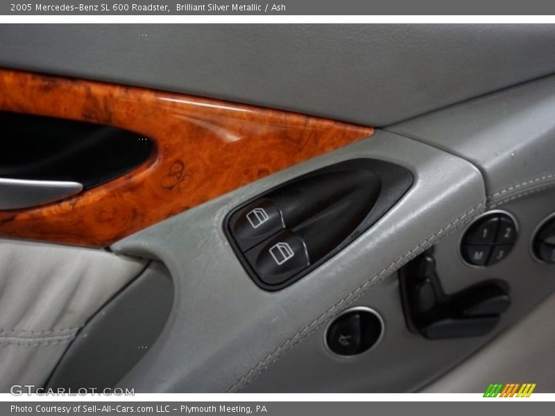 Brilliant Silver Metallic / Ash 2005 Mercedes-Benz SL 600 Roadster