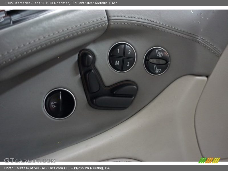 Brilliant Silver Metallic / Ash 2005 Mercedes-Benz SL 600 Roadster