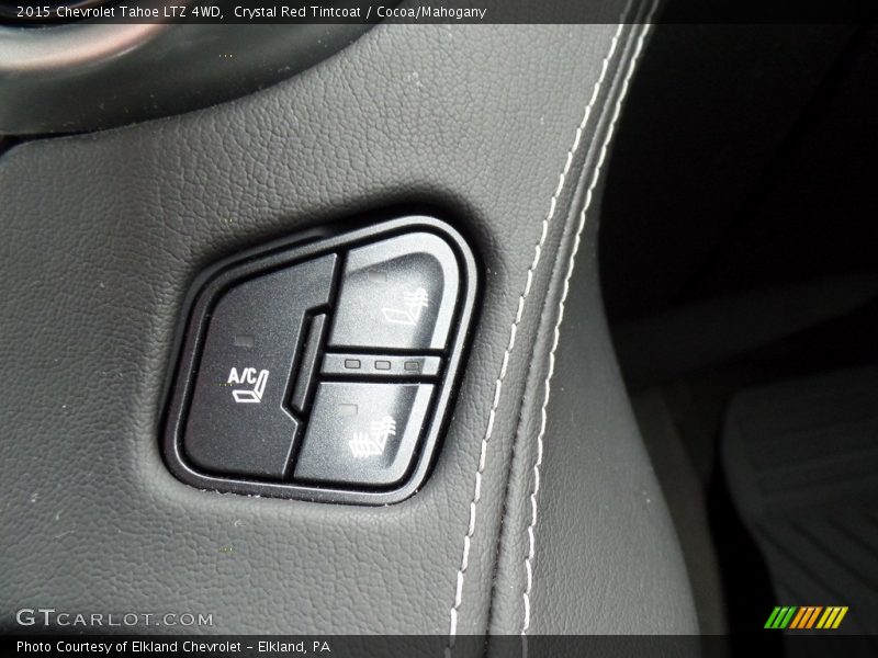 Crystal Red Tintcoat / Cocoa/Mahogany 2015 Chevrolet Tahoe LTZ 4WD