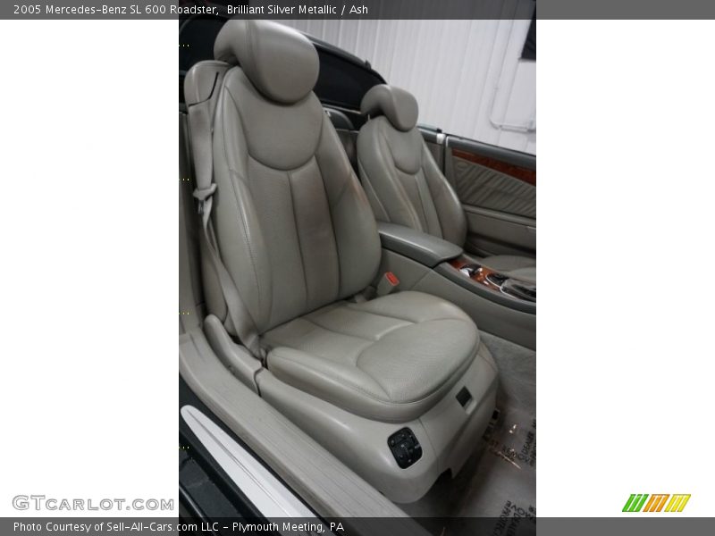 Brilliant Silver Metallic / Ash 2005 Mercedes-Benz SL 600 Roadster