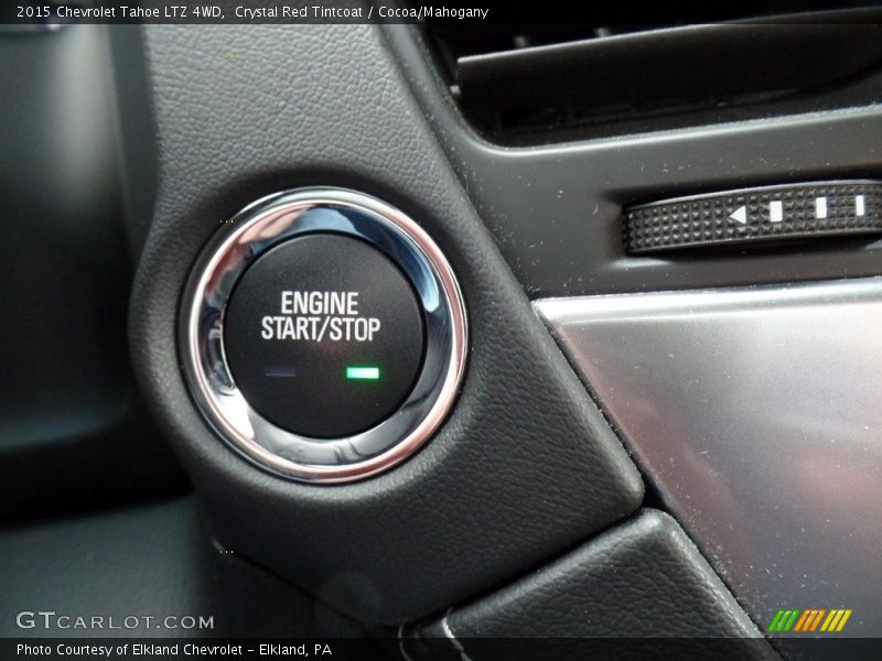 Crystal Red Tintcoat / Cocoa/Mahogany 2015 Chevrolet Tahoe LTZ 4WD