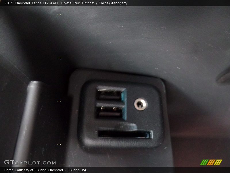 Crystal Red Tintcoat / Cocoa/Mahogany 2015 Chevrolet Tahoe LTZ 4WD