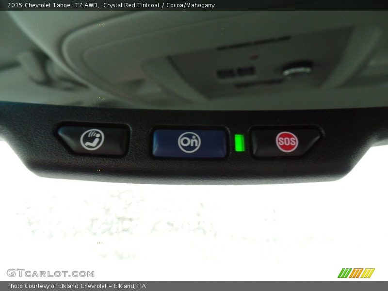 Crystal Red Tintcoat / Cocoa/Mahogany 2015 Chevrolet Tahoe LTZ 4WD