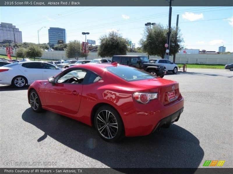 Ablaze Red / Black 2016 Scion FR-S Coupe