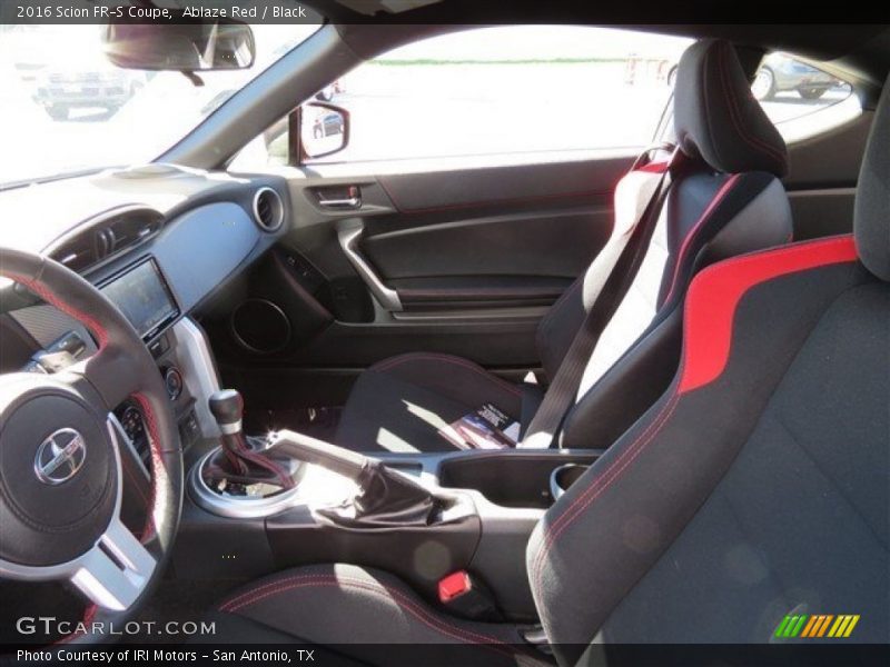 Ablaze Red / Black 2016 Scion FR-S Coupe