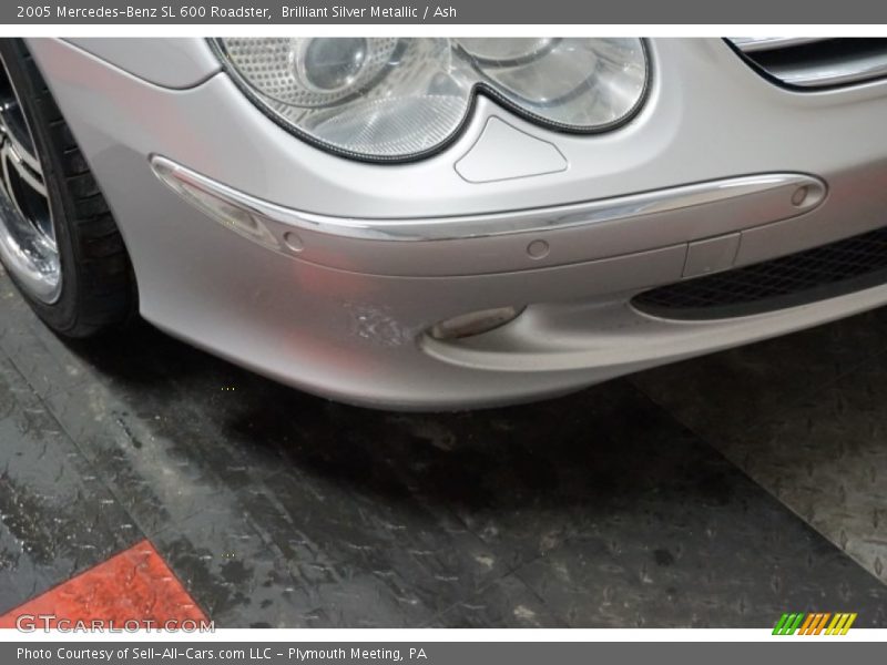 Brilliant Silver Metallic / Ash 2005 Mercedes-Benz SL 600 Roadster