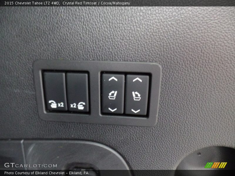 Crystal Red Tintcoat / Cocoa/Mahogany 2015 Chevrolet Tahoe LTZ 4WD