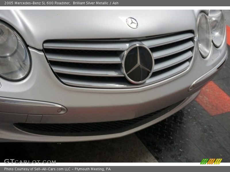 Brilliant Silver Metallic / Ash 2005 Mercedes-Benz SL 600 Roadster