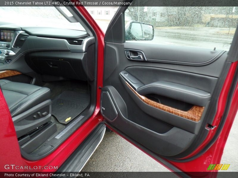 Crystal Red Tintcoat / Cocoa/Mahogany 2015 Chevrolet Tahoe LTZ 4WD