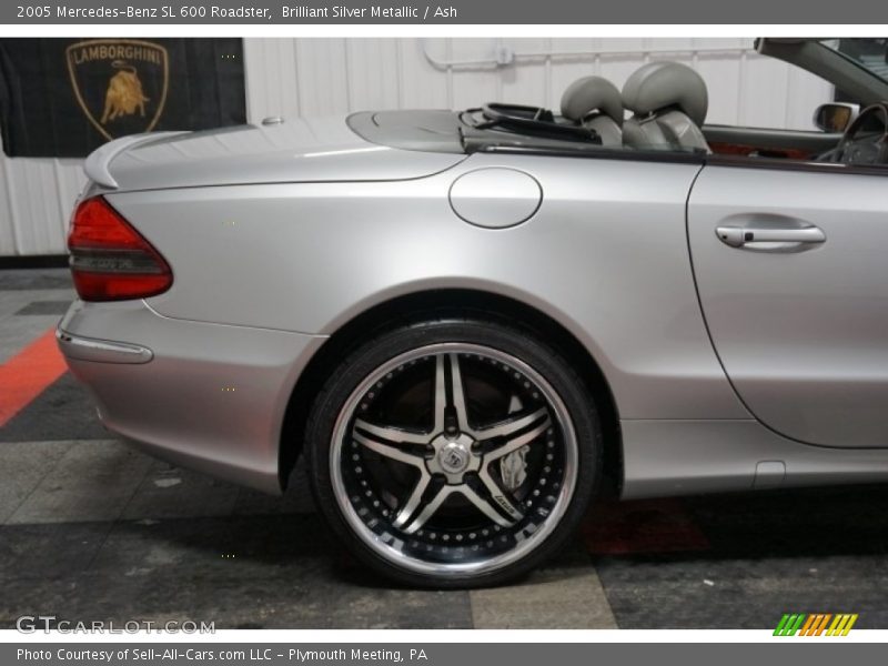 Brilliant Silver Metallic / Ash 2005 Mercedes-Benz SL 600 Roadster