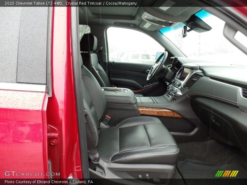 Crystal Red Tintcoat / Cocoa/Mahogany 2015 Chevrolet Tahoe LTZ 4WD