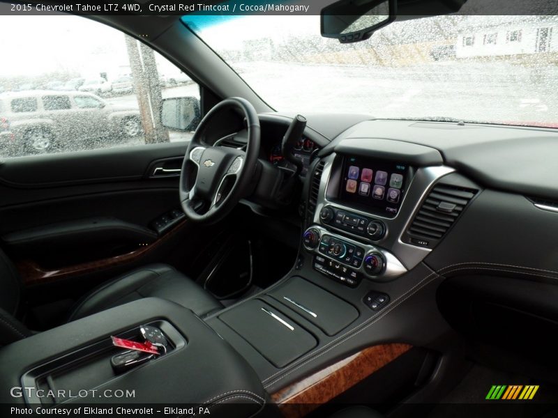 Crystal Red Tintcoat / Cocoa/Mahogany 2015 Chevrolet Tahoe LTZ 4WD