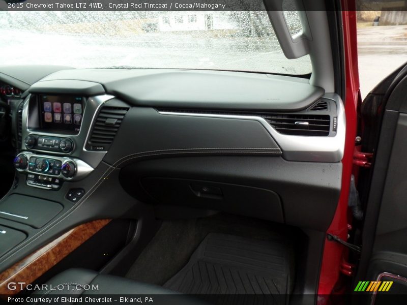 Crystal Red Tintcoat / Cocoa/Mahogany 2015 Chevrolet Tahoe LTZ 4WD