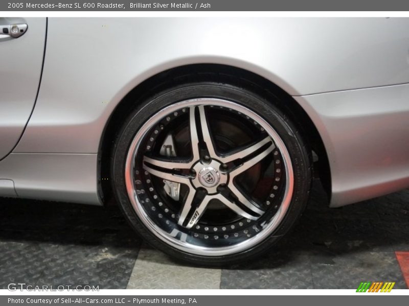 Brilliant Silver Metallic / Ash 2005 Mercedes-Benz SL 600 Roadster