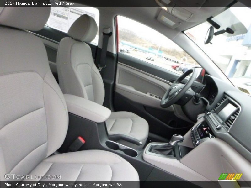 Red / Gray 2017 Hyundai Elantra SE