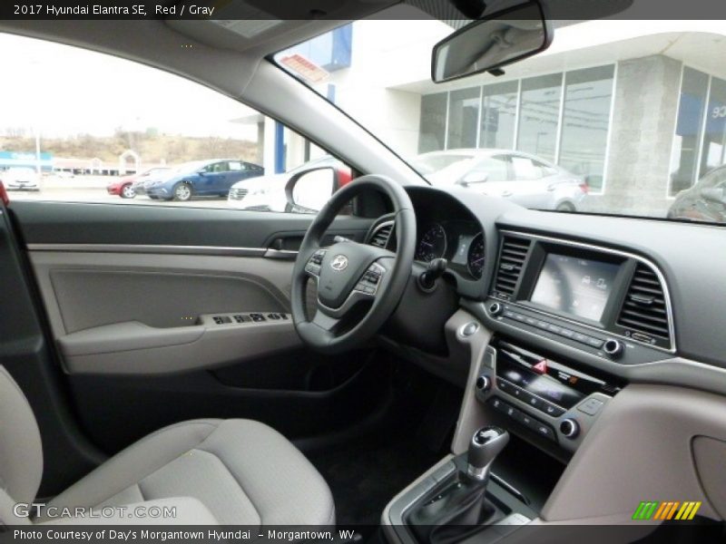 Red / Gray 2017 Hyundai Elantra SE