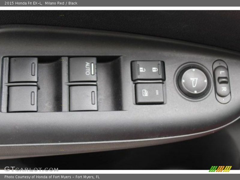 Milano Red / Black 2015 Honda Fit EX-L