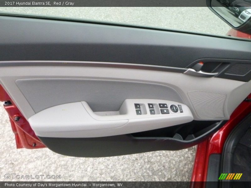 Red / Gray 2017 Hyundai Elantra SE