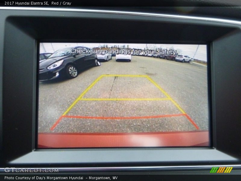 Red / Gray 2017 Hyundai Elantra SE