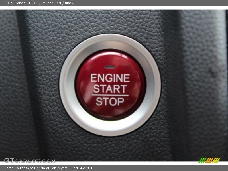 Milano Red / Black 2015 Honda Fit EX-L