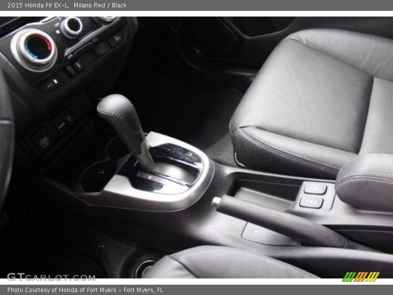Milano Red / Black 2015 Honda Fit EX-L