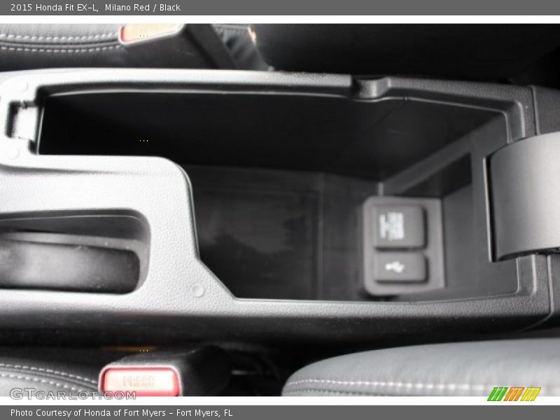 Milano Red / Black 2015 Honda Fit EX-L