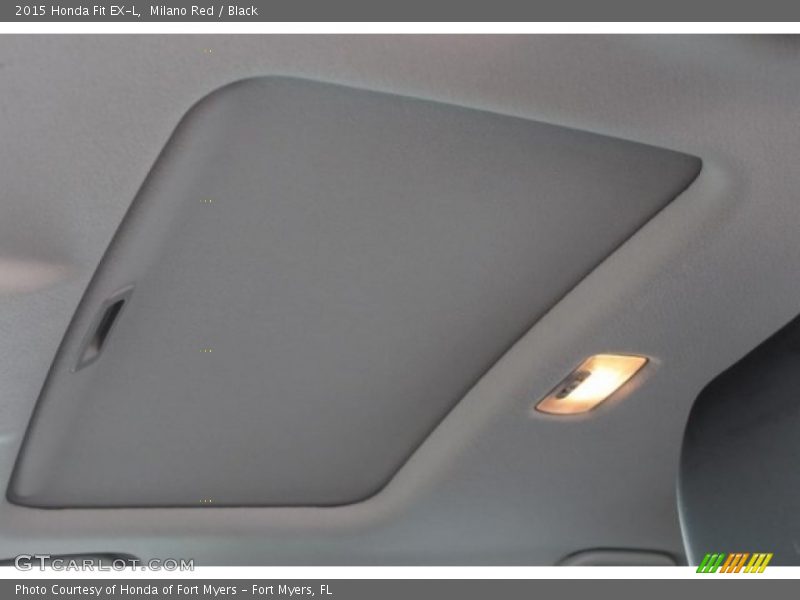 Milano Red / Black 2015 Honda Fit EX-L