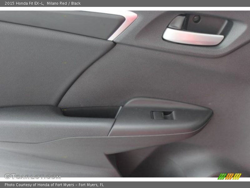 Milano Red / Black 2015 Honda Fit EX-L