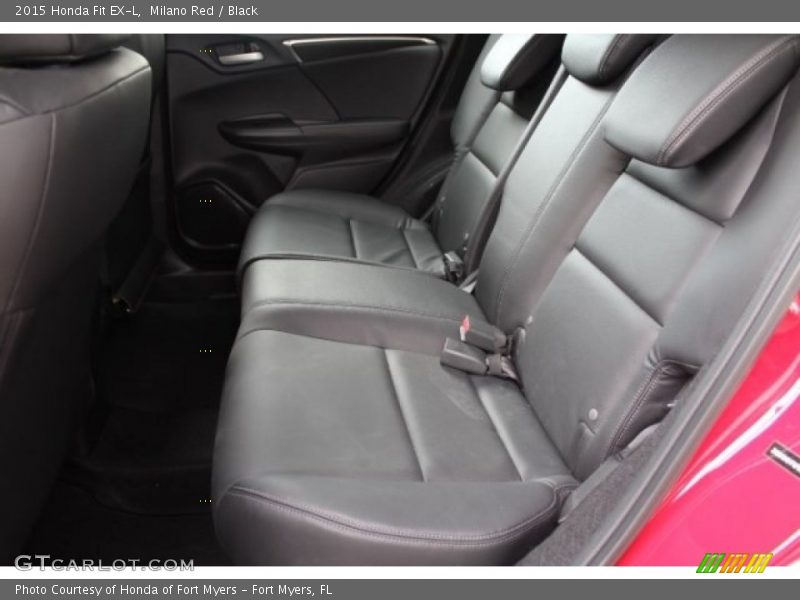 Milano Red / Black 2015 Honda Fit EX-L