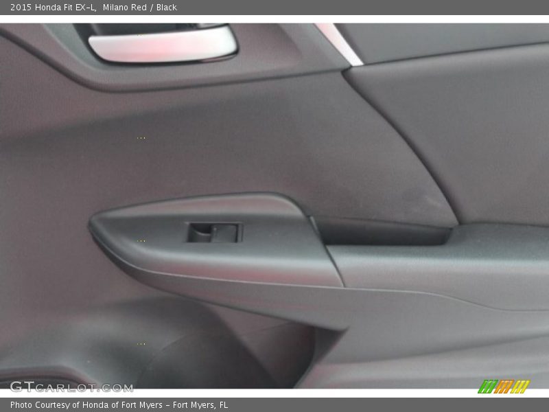 Milano Red / Black 2015 Honda Fit EX-L