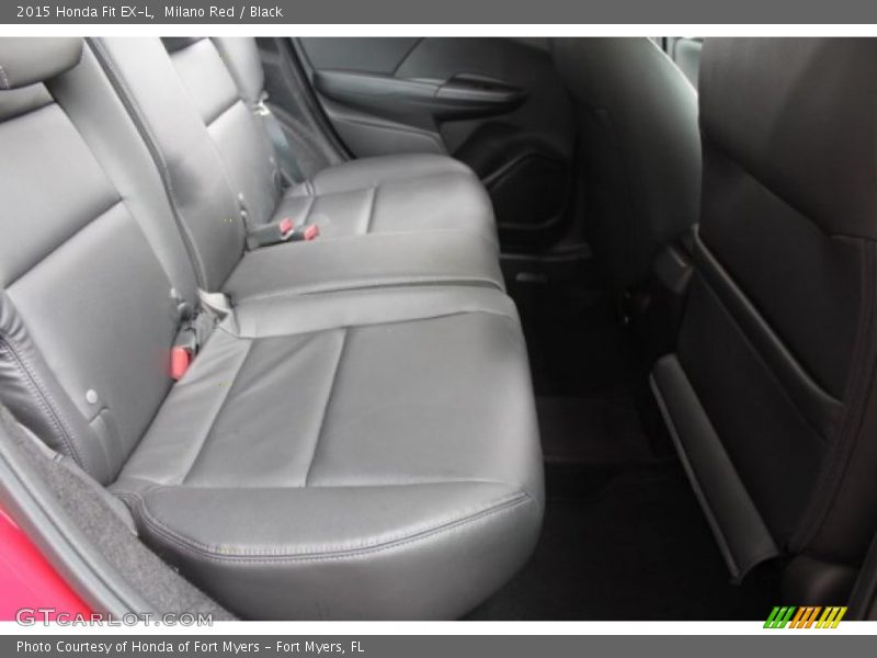 Milano Red / Black 2015 Honda Fit EX-L