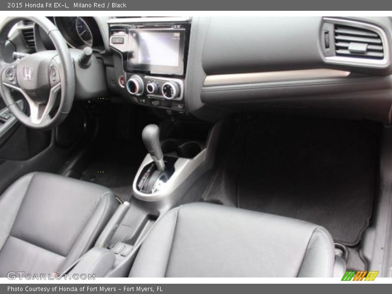 Milano Red / Black 2015 Honda Fit EX-L
