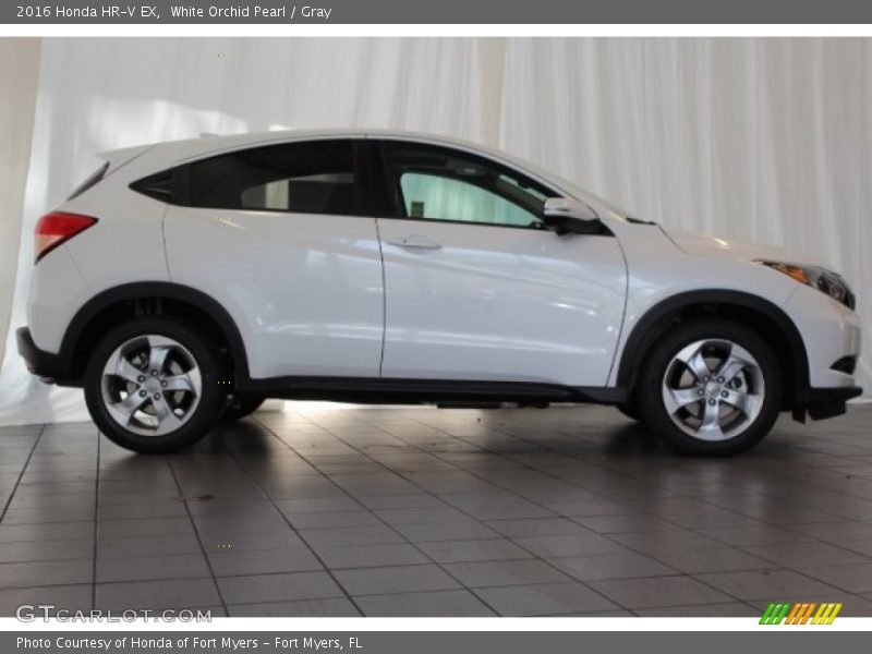 White Orchid Pearl / Gray 2016 Honda HR-V EX