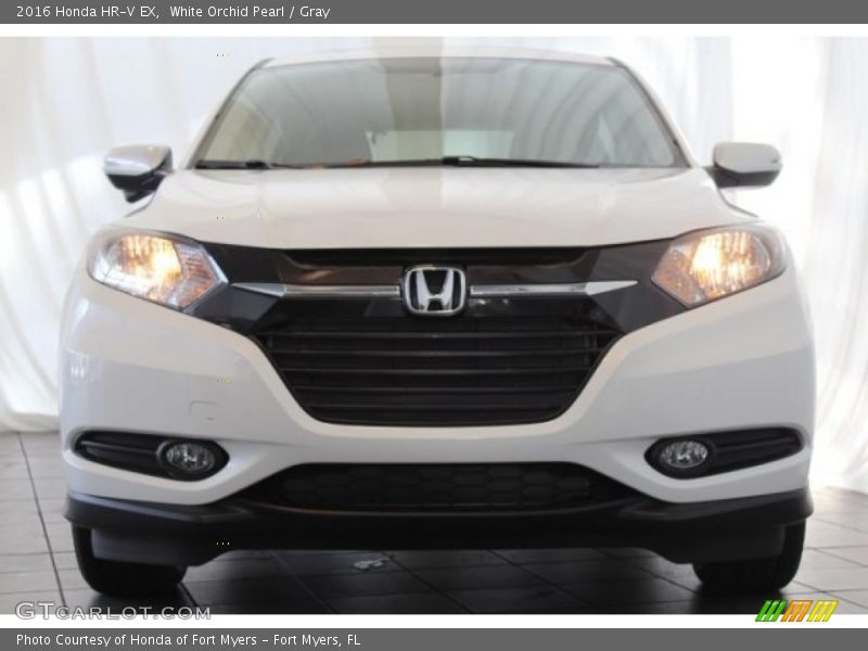 White Orchid Pearl / Gray 2016 Honda HR-V EX