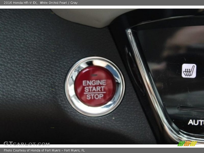 White Orchid Pearl / Gray 2016 Honda HR-V EX