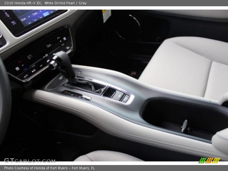 White Orchid Pearl / Gray 2016 Honda HR-V EX