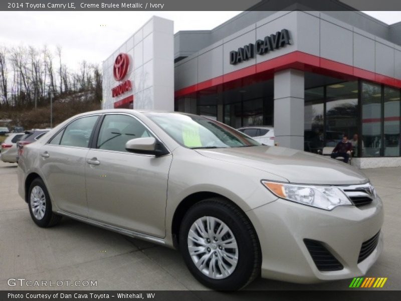 Creme Brulee Metallic / Ivory 2014 Toyota Camry LE