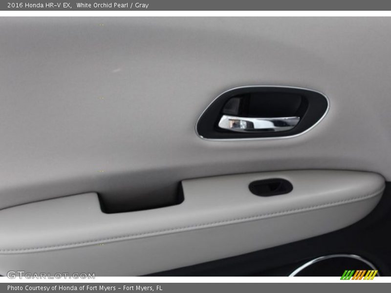 White Orchid Pearl / Gray 2016 Honda HR-V EX
