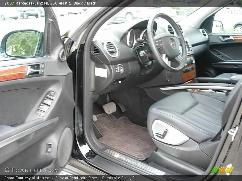 Black / Black 2007 Mercedes-Benz ML 350 4Matic