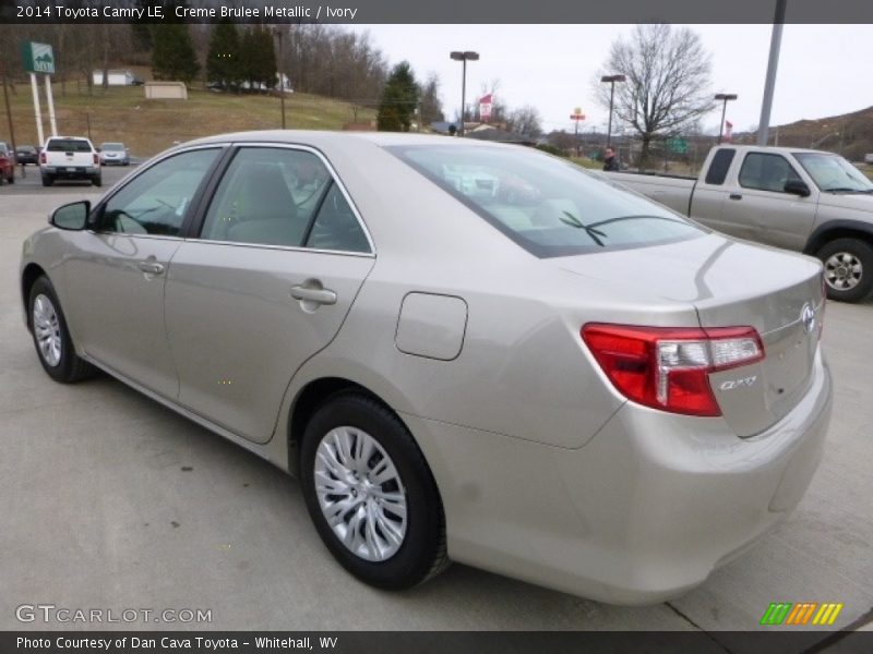 Creme Brulee Metallic / Ivory 2014 Toyota Camry LE