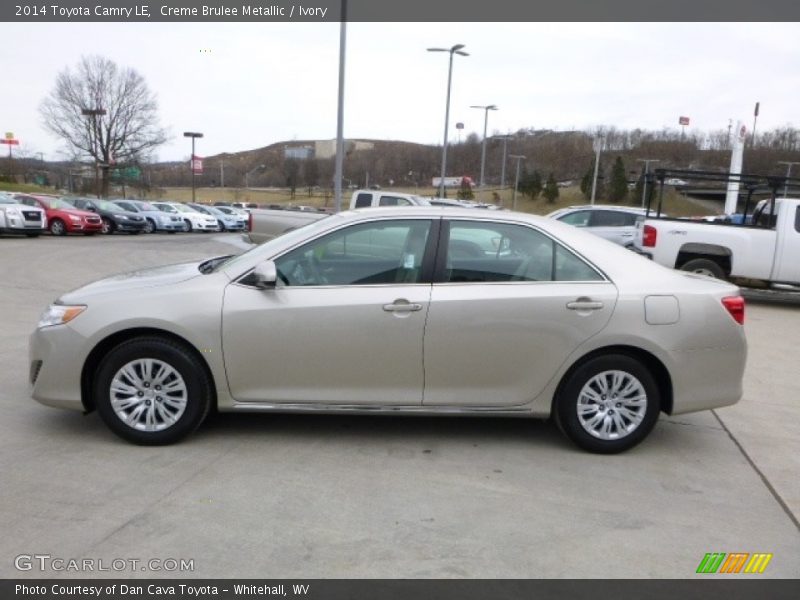 Creme Brulee Metallic / Ivory 2014 Toyota Camry LE