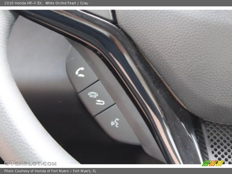 White Orchid Pearl / Gray 2016 Honda HR-V EX