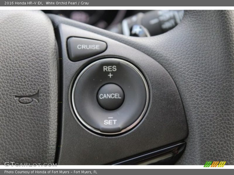 White Orchid Pearl / Gray 2016 Honda HR-V EX