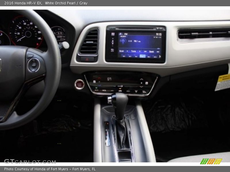 White Orchid Pearl / Gray 2016 Honda HR-V EX