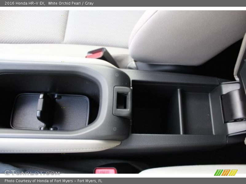 White Orchid Pearl / Gray 2016 Honda HR-V EX