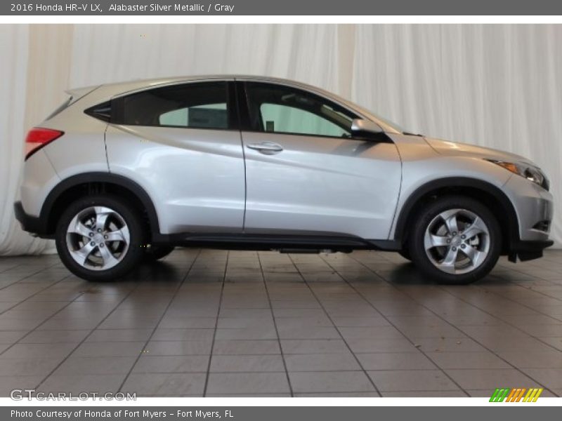 Alabaster Silver Metallic / Gray 2016 Honda HR-V LX