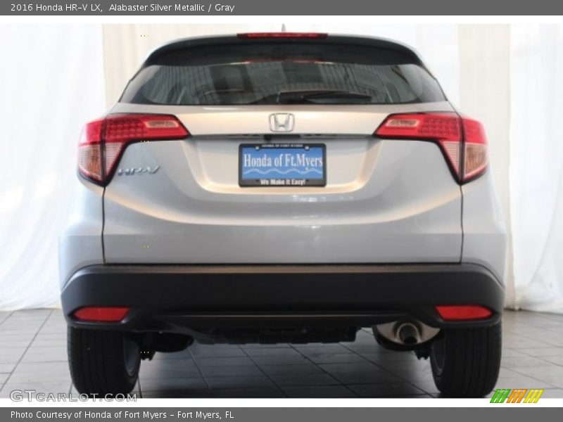 Alabaster Silver Metallic / Gray 2016 Honda HR-V LX