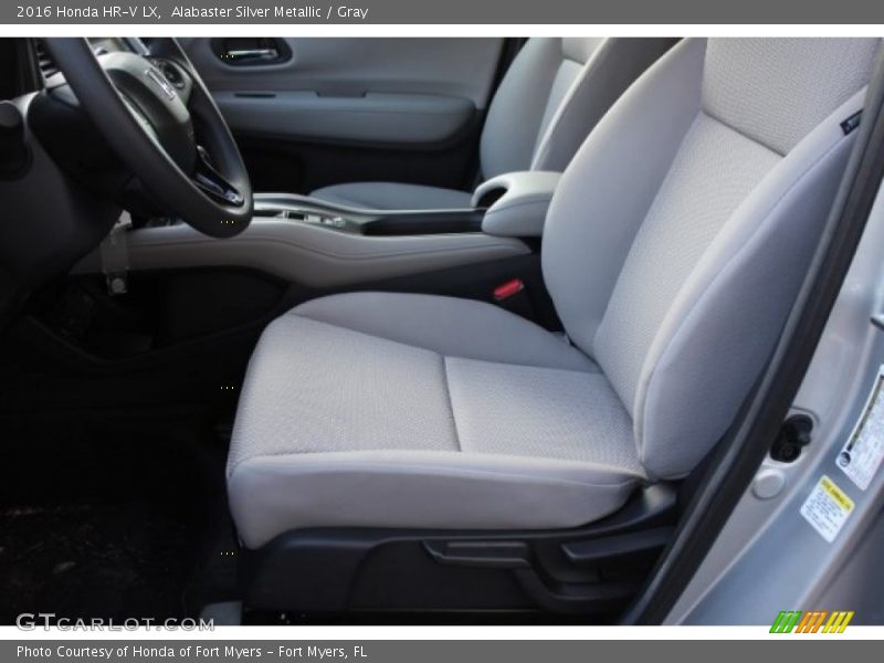 Alabaster Silver Metallic / Gray 2016 Honda HR-V LX