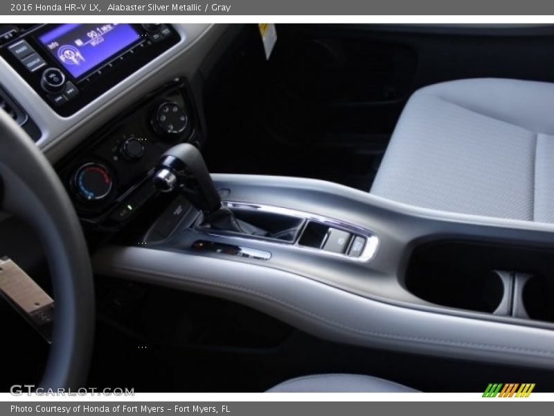 Alabaster Silver Metallic / Gray 2016 Honda HR-V LX